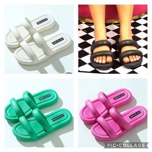 Sandals all sizes starting from a size 5 to a size 10 .
